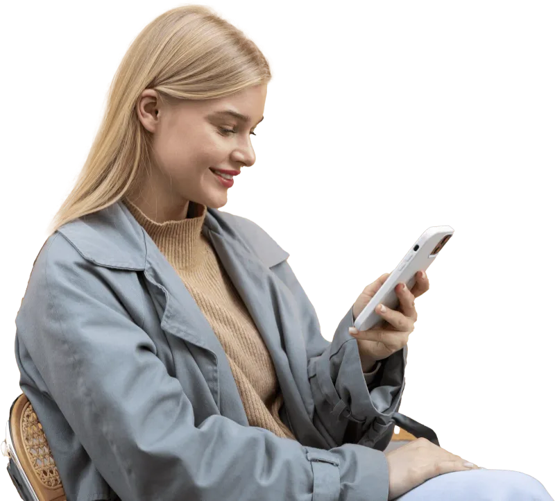 Creator mit Smartphone